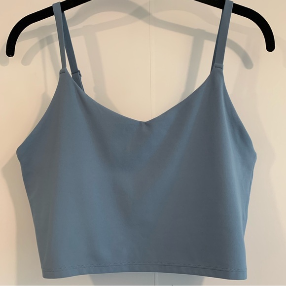 Athleta Other - NWOT -Athleta "Elation V-Neck Longline Bra" in Blue (Cornflower), Sz Med A-C